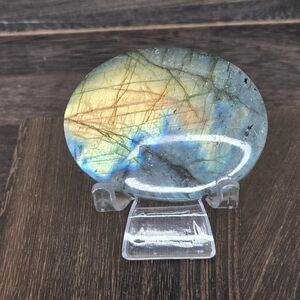 Labradorite Palmstone Crystal  2.5 in A